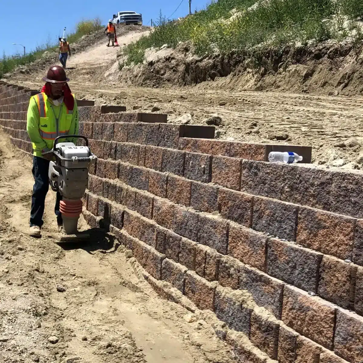 Block Retaining Wall Installation Service Get it Done Enterprises